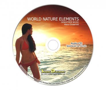 CD World Nature Elements Gemafreie Musik 50 min für Vertonung und Beschallung (Gemafrei)