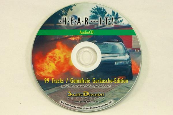 CD HEAR IT 3 GERÄUSCHE GEMAFREI VERTONUNG 99 TRACKS 30 MIN 