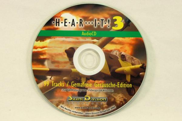CD "HEAR IT 3" 99 GERÄUSCHE - GEMAFREI