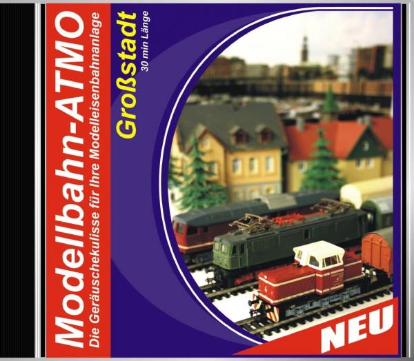 CD Modellbahn-Atmo/Die Geräuschekulisse für Ihre Modelleisenbahnanlage (Bahnhof-Großstadt)